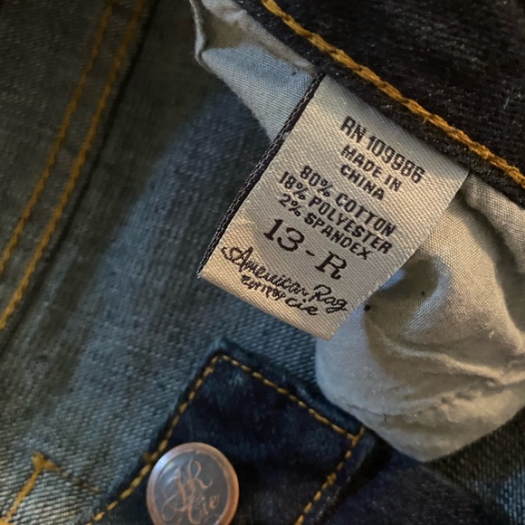 American Rag BOOT dark jeans 13-R - Picture 2 of 4